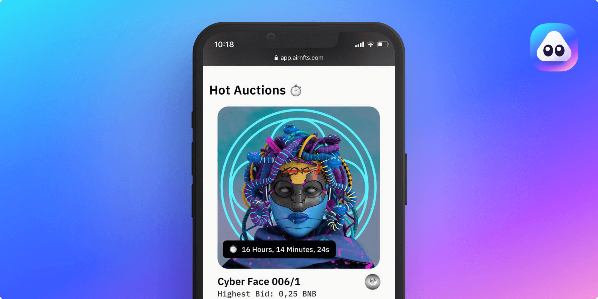 How to sell an NFT at higher price with auctions AirNFTs